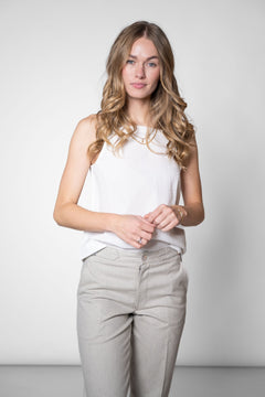Lightweight Cotton Top White