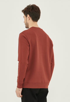 Men's Organic Cotton Fleece Sweatshirt Ginger
