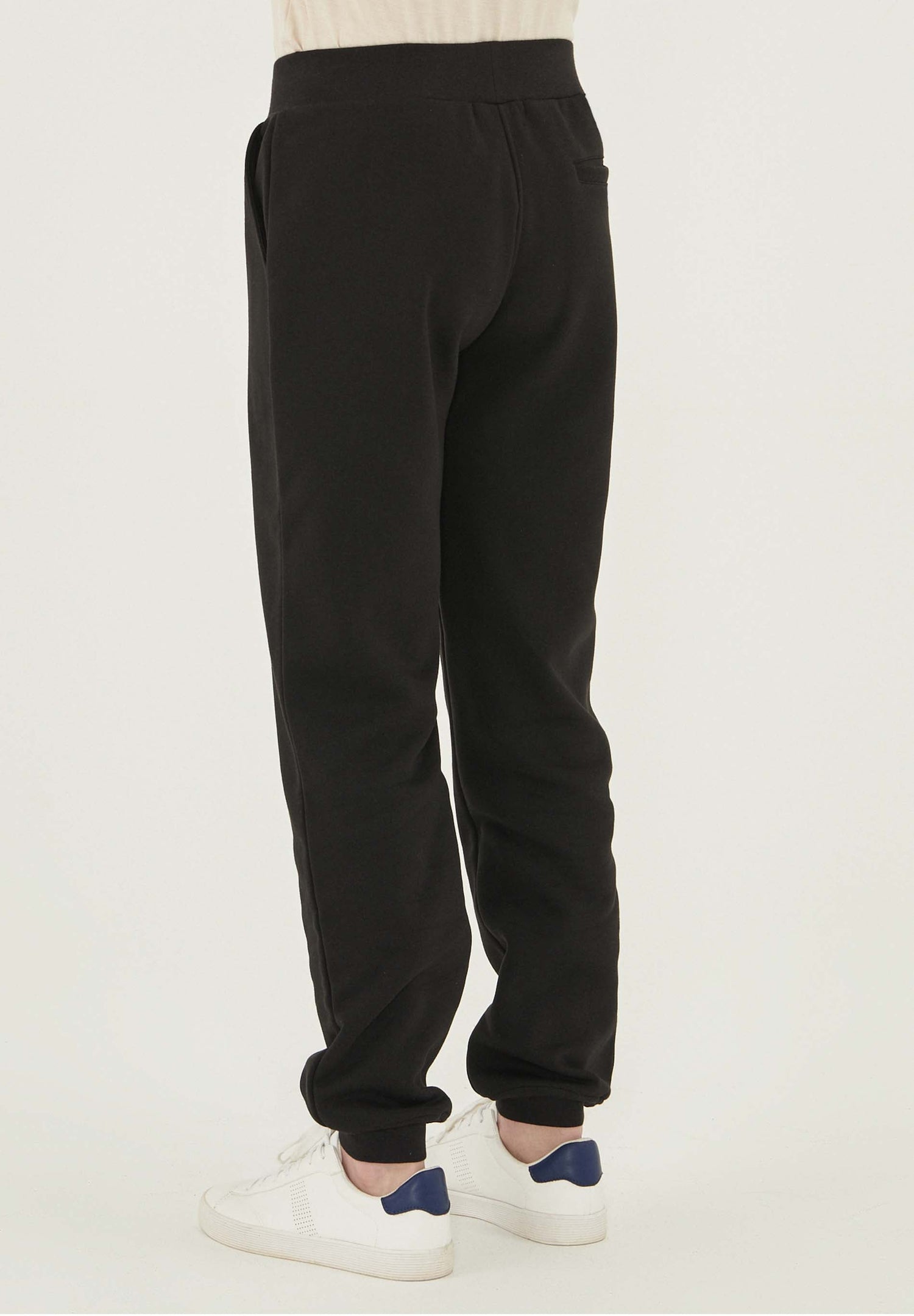 Men's Organic Cotton Fleece Sweatpants Black
