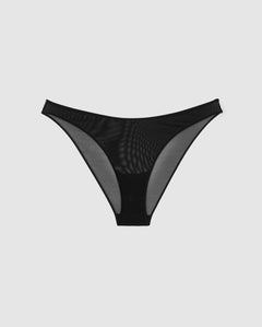 Mesh Bikini Briefs Black