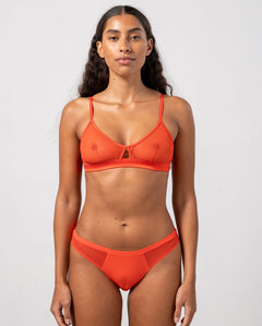 Micro Period Bikini Briefs Fiery Red