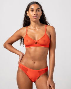 Micro Period Bikini Briefs Fiery Red