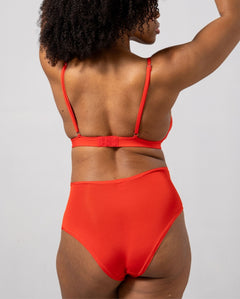 Micro Highwaist Briefs Fiery Red