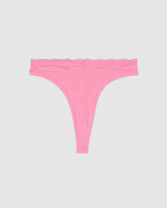 Micro Lace Thong 3-Pack Candy Pink