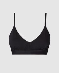 Micro Scoop Bra Black