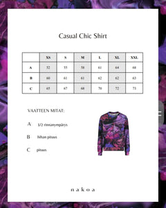 Casual Chic Print Shirt Marble - IVALO.COM