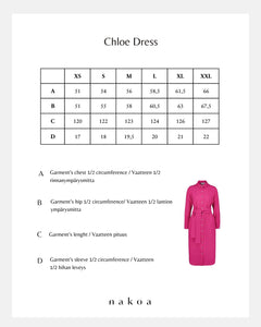 Chloe Linen Dress Candy Pink