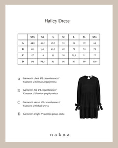 Hailey Dress Black Leo