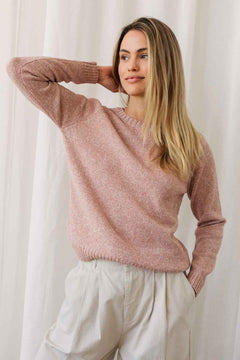 Muuido Knitted Sweater Pale Pink - IVALO.COM