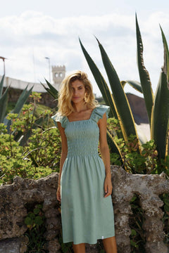 Ariela Dress Desert Sage - IVALO.COM