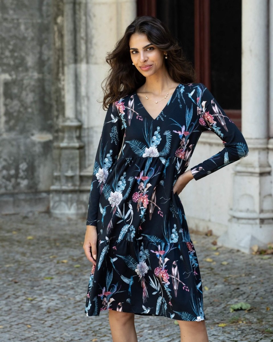 Amélie Layered Dress Bluebird - IVALO.COM