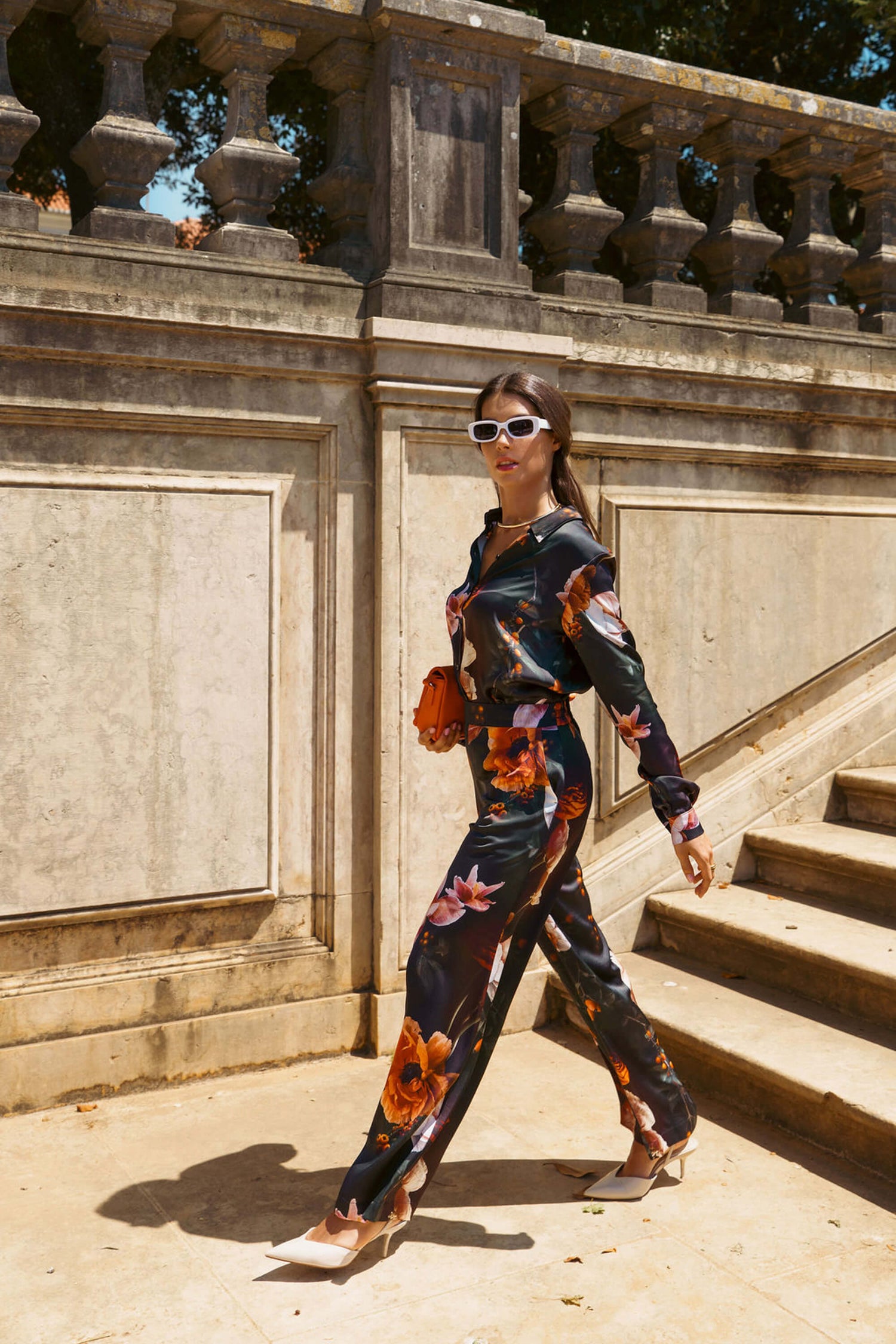 Leah Pants Copper Flower