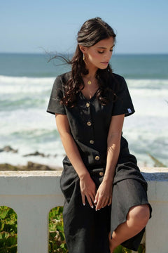Penelope Dress Black - IVALO.COM