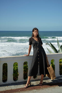 Penelope Dress Black - IVALO.COM
