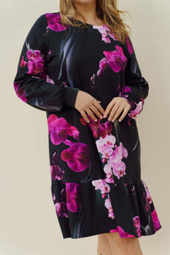 Poppy Dress Black Orchid