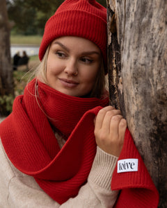 Pyry Scarf Red