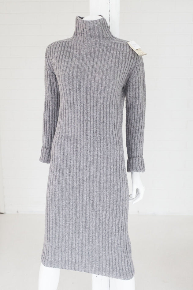 Utö Knitted Dress Dark Grey