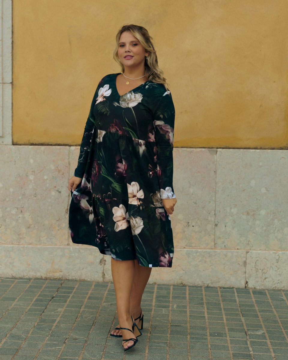 Amélie Layered Dress Noir - IVALO.COM