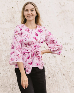 Ophelia Blouse Ballet of Blossoms Pink - IVALO.COM