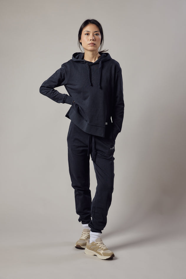Women's Hoodie With Side Slits