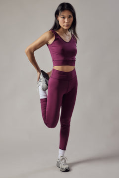 Women's Short V-Neck Sports Top