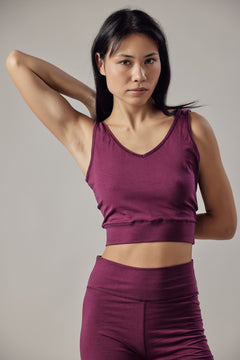Women's Active High Waist Leggings & Sports Top Set