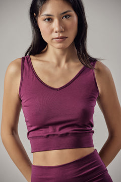 Women's Short V-Neck Sports Top