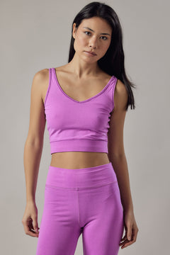 Women's Active High Waist Leggings & Sports Top Set