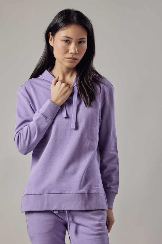 Women's Hoodie With Side Slits
