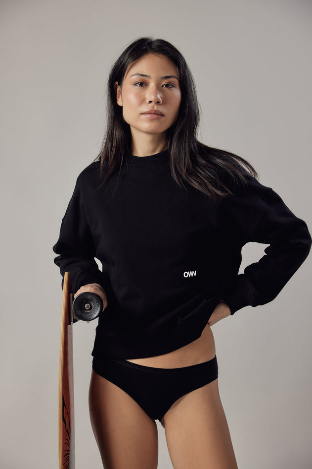 Women's Loose Fit Crewneck Sweatshirt