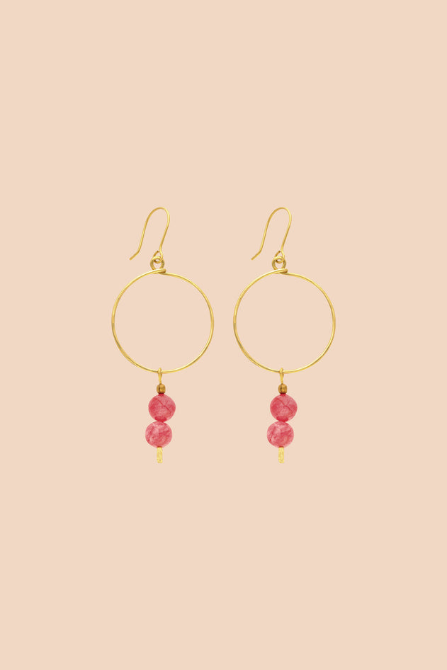 Aisha Earrings Pink