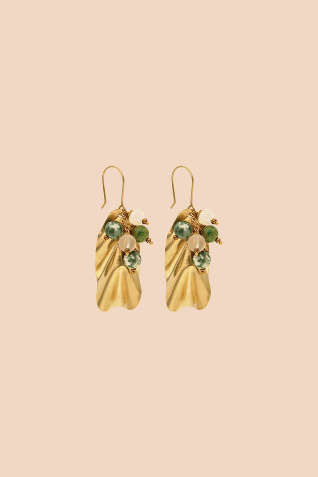 Bela Earrings Green