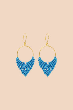 Zoe Earrings Sky Blue