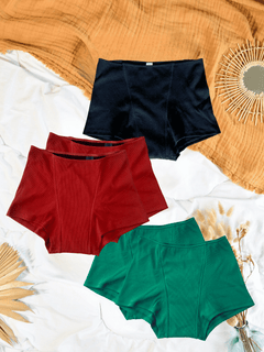 Medium-Heavy Flow Period Boxer Set Multicolor