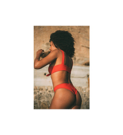 Skyline Slim Bikini Bottom Geranium Red