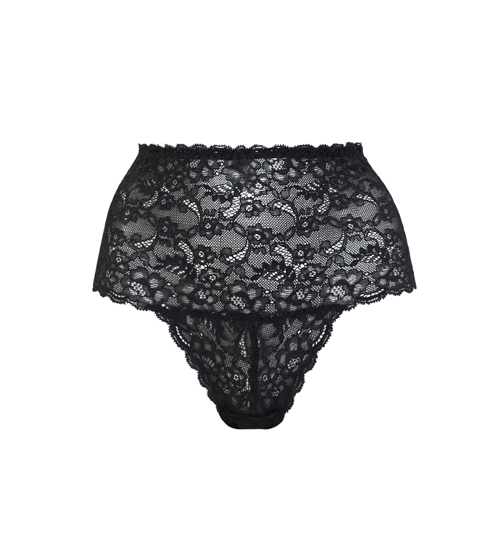 New Moon High Panties Black