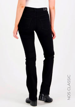 Emily Straight Leg Super Stretch Jeans Black