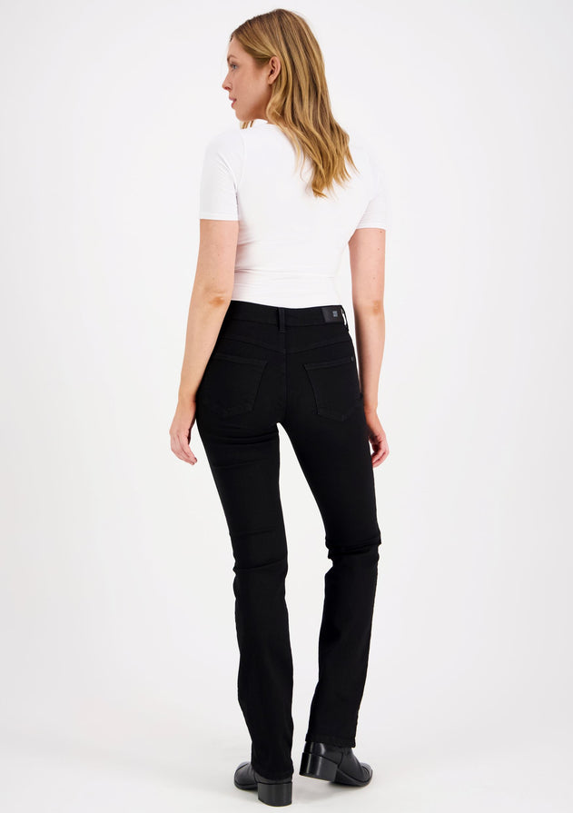 Emily Straight Leg Super Stretch Jeans Black