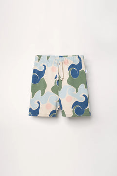 Wave Kids' Shorts Blue/Green