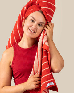 Toive Bath Towel 70x140cm Red