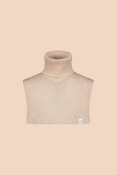 Rib Neck Warmer Light Sand