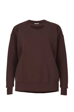 Rotondo  Merino Jumper Chocolate