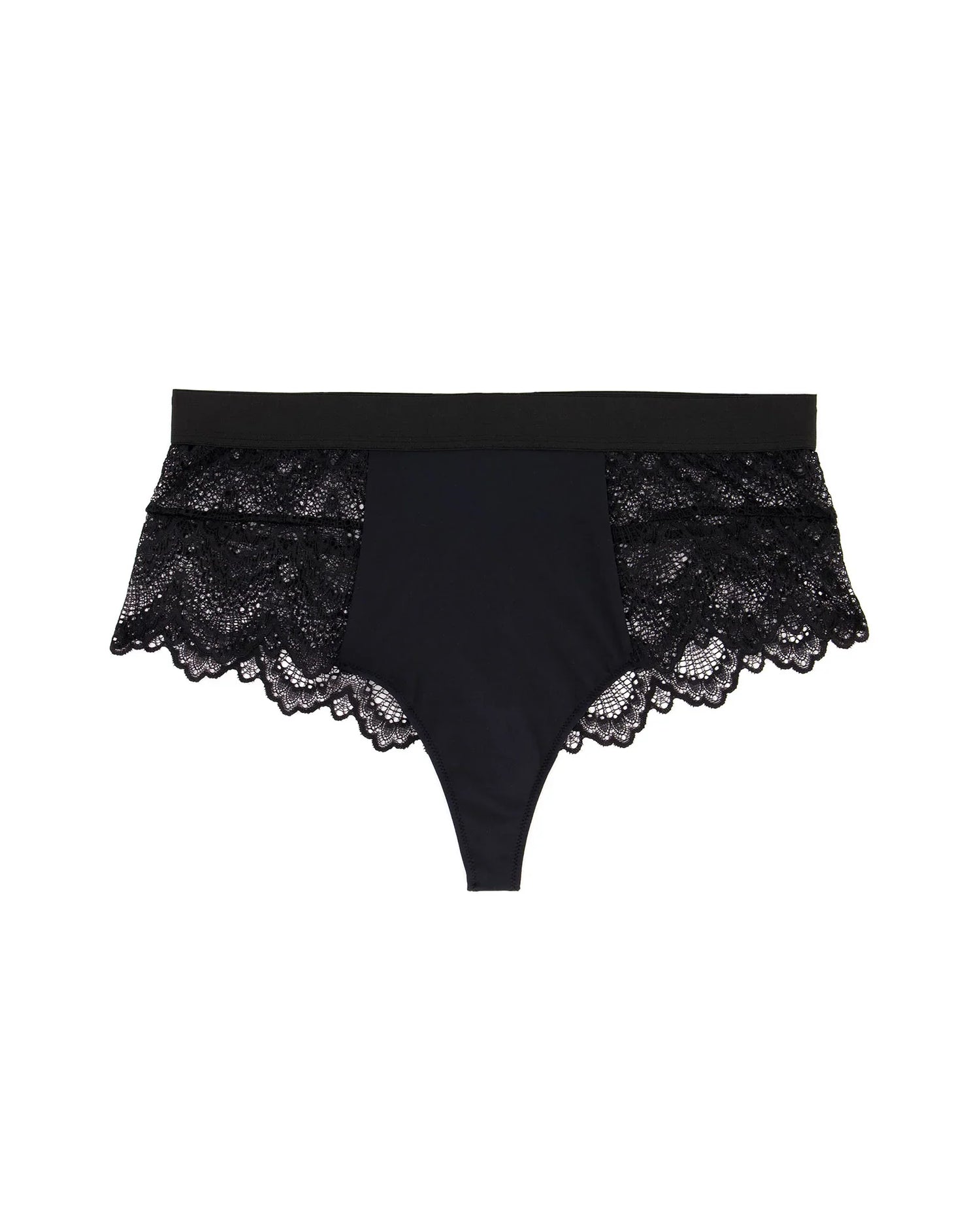 Highwaist String 002 Saboteur Black