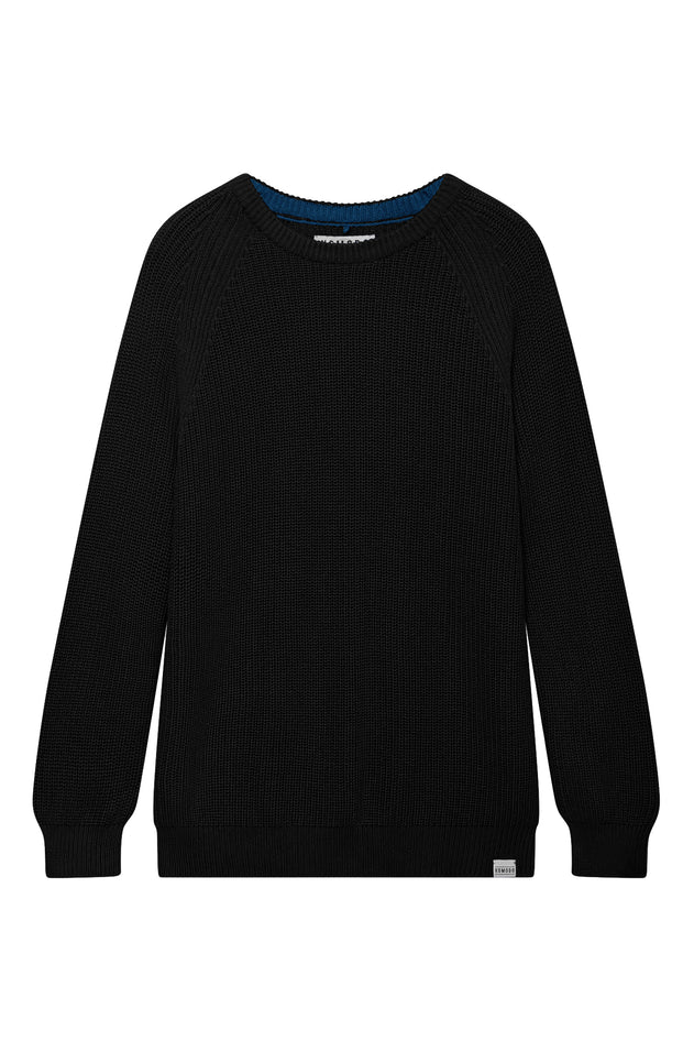 Sergio Organic Cotton Jumper Black