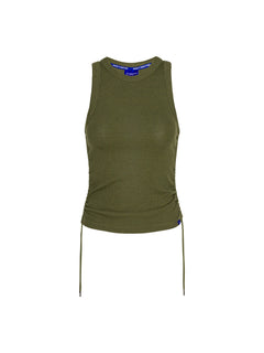 Shore Ribbed Adjustable Top Army Green