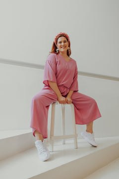 Beea Kimono Blouse Cotton Candy