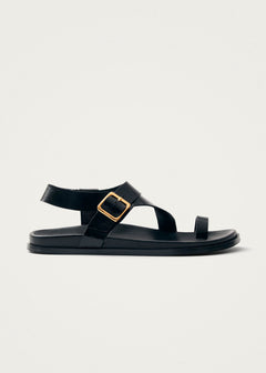 Siren Leather Sandals Onix Black
