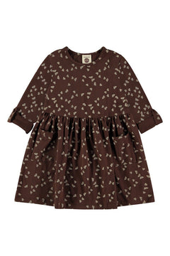 Kids' Sally Oversize Dress With Pockets Brown