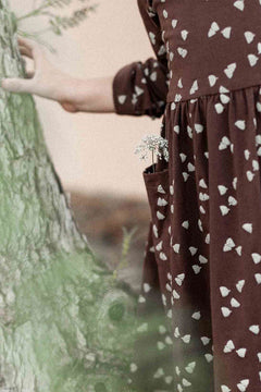 Kids' Sally Oversize Dress With Pockets Brown
