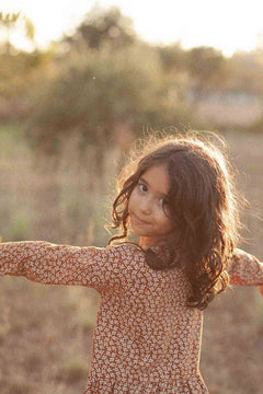 Kids' Sally Oversize Dress With Pockets Terracotta